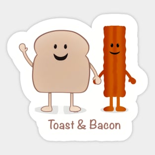 Toast & Bacon Buddies Sticker
